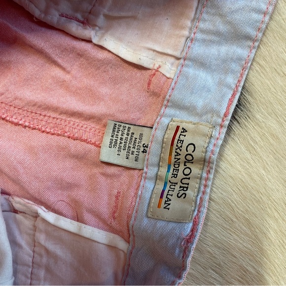 Alexander Julian flat-front chino shorts - Picture 5 of 8